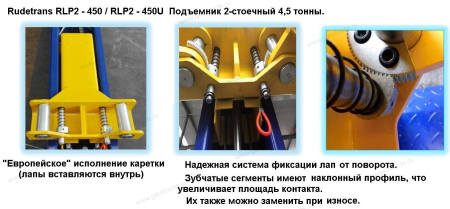 Двухстоечный подъемник RLP2-450E